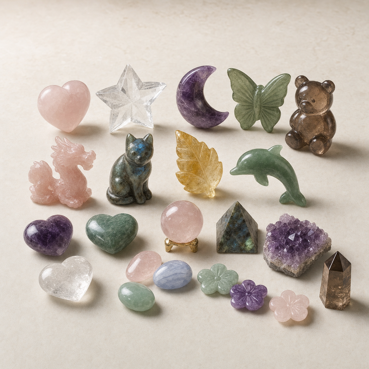 Crystal carvings and gift items sourcing reference