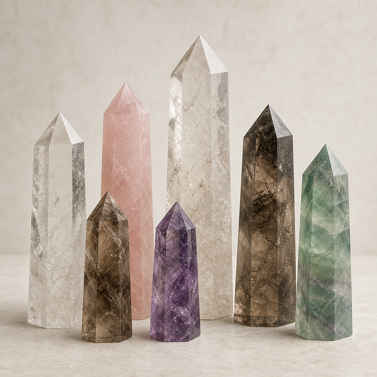 Crystal towers and points sourcing reference