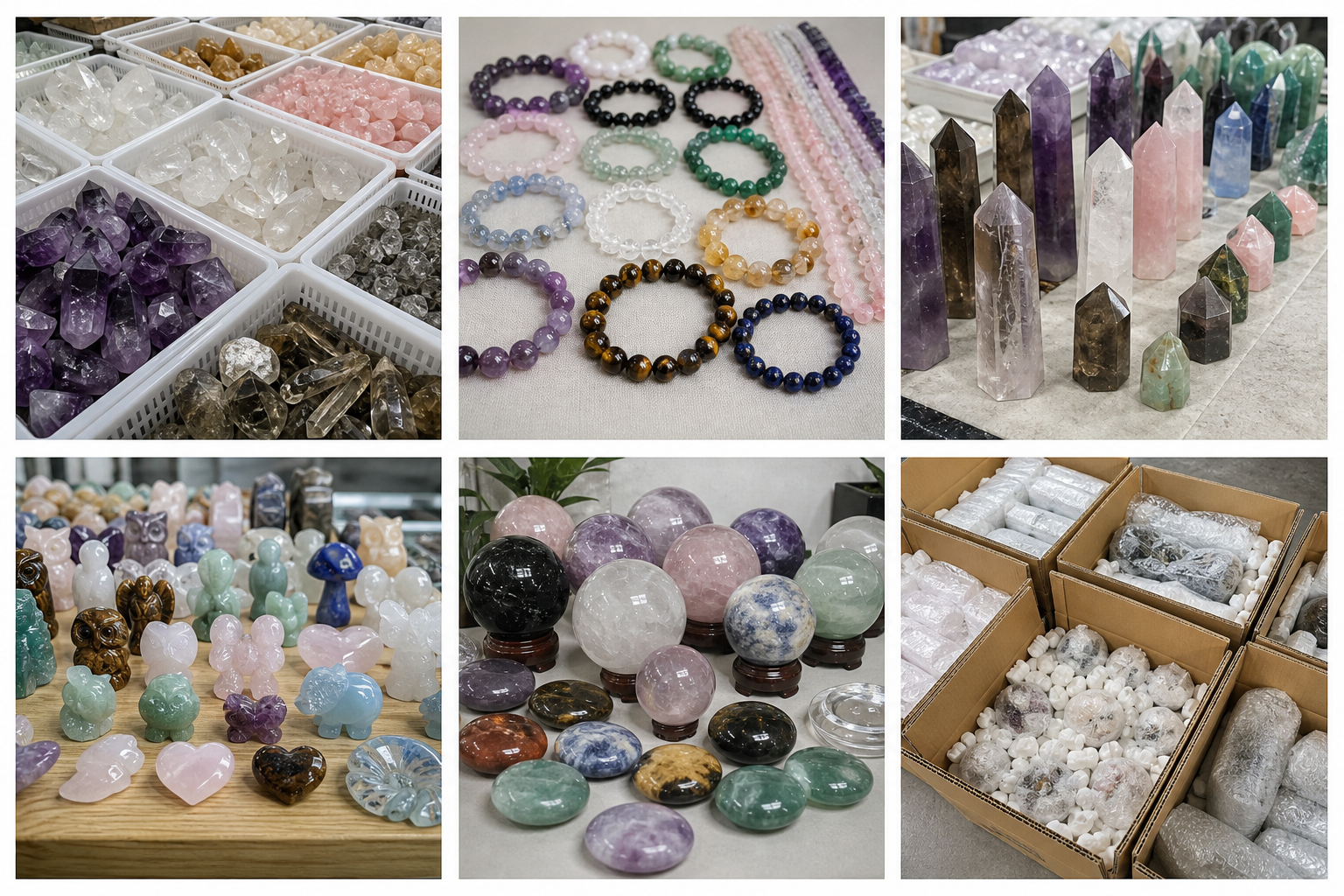 Crystal sourcing reference categories